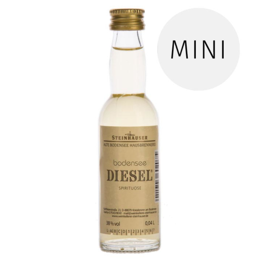 Steinhauser: Bodensee "Diesel" / 38% Vol. / 0,04 Liter-Flasche