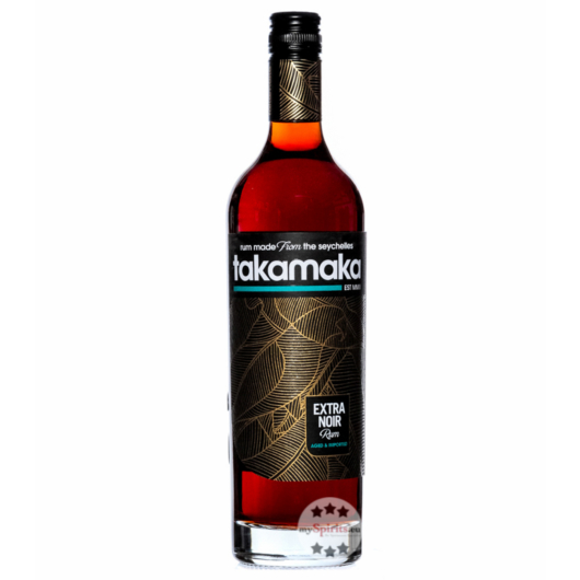 Takamaka Extra Noir Aged Rum / 38 % Vol. / 0,7 Liter-Flasche