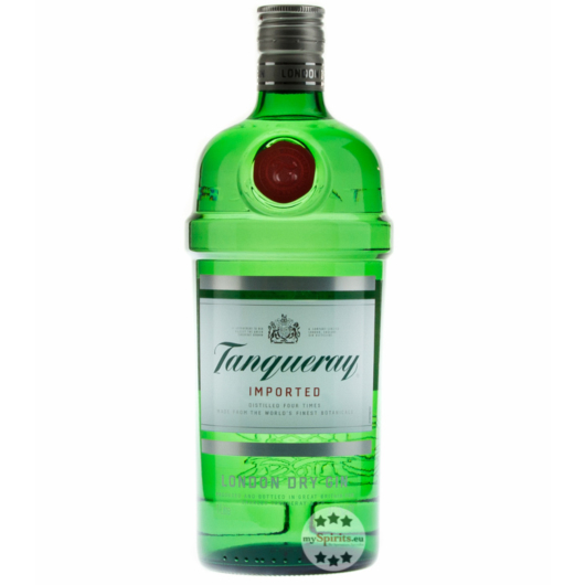 Tanqueray London Dry Gin Imported / 47,3 % Vol. / 1,0 Liter-Flasche