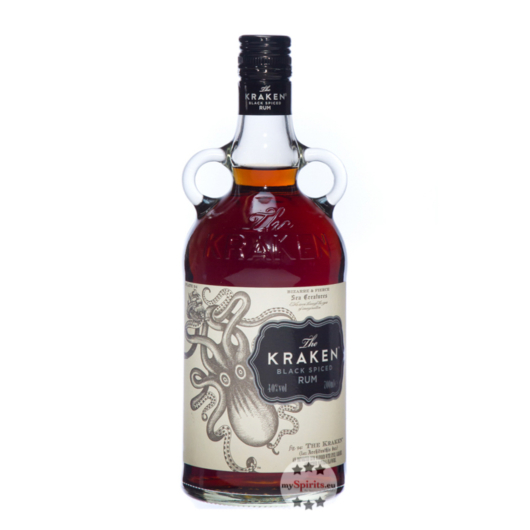 The Kraken Black Spiced Spirit Drink auf Rum-Basis / 40 % vol / 0,7 Liter-Flasche