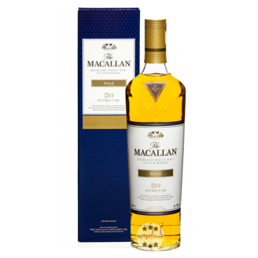 The Macallan Gold Double Cask Single Malt Scotch Whisky / 40 % Vol. / 0,7 Liter-Flasche in Geschenkkarton