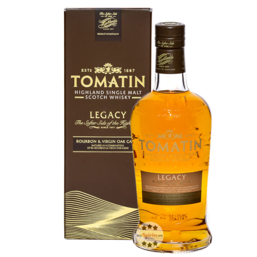 Tomatin Legacy Highland Single Malt Scotch Whisky / 43 % Vol. / 0,7 Liter-Flasche in Geschenkbox