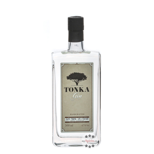 Tonka Gin Handcrafted / 47 % Vol. / 0,5 Liter-Flasche