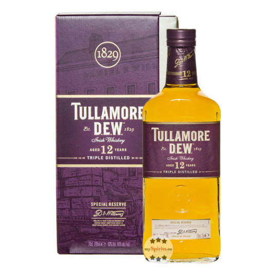 Tullamore D.E.W. 12 Years Irish Whiskey Special Reserve / 40 % Vol. / 0,7 Liter-Flasche in Geschenkbox