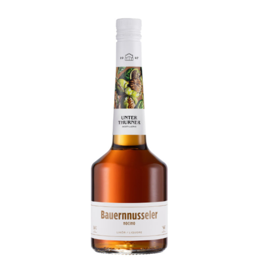 Unterthurner Bauernnusseler Walnuss-Likör mit Grappa / 39 % vol. / 0,7 Liter-Flasche