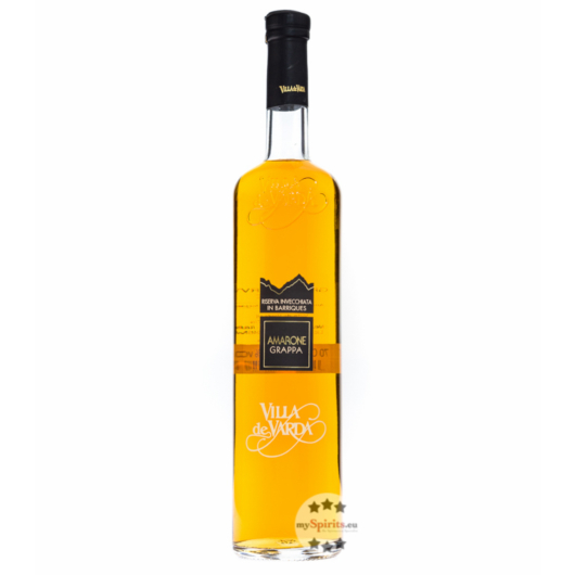 Villa de Varda Grappa Amarone Riserva Le Riserve - Grappa aus dem Barrique / 40 % / 0,7 L Flasche 