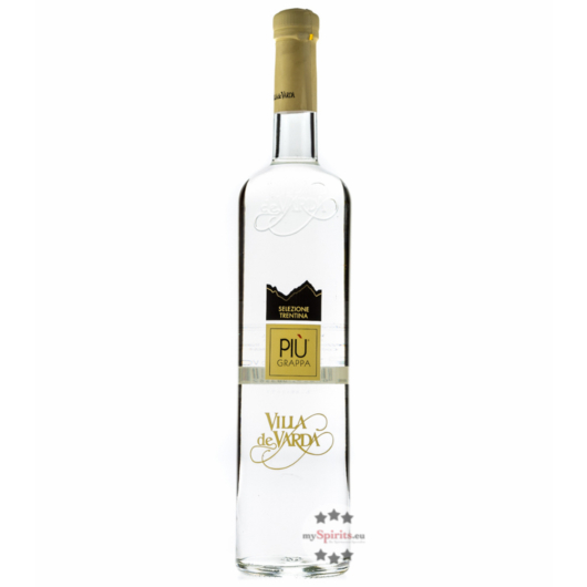 Villa de Varda Più Grappa - Klarer Grappa / 40 % / 0,7 Liter-Flasche