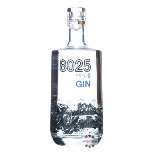 Villa Laviosa Genuine Alpine Gin 8025 / 40 % Vol. / 0,5 Liter-Flasche