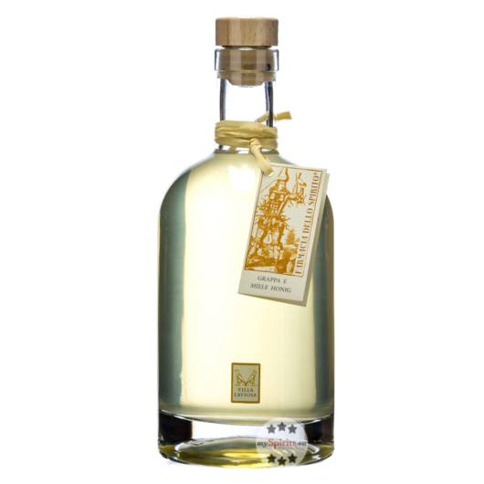 Villa Laviosa Miele Schnaps mit Honig & Grappa / 40 % Vol. / 0,7 Liter-Flasche