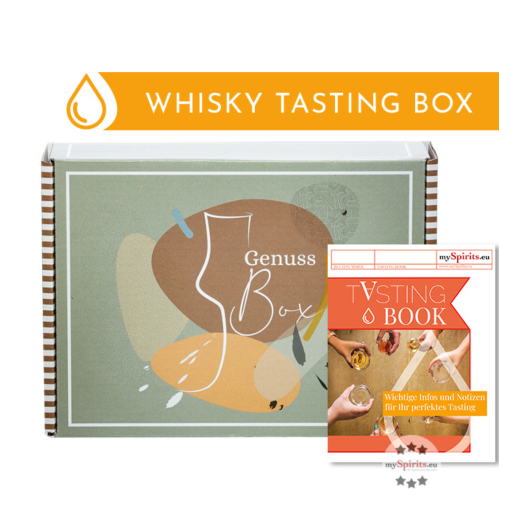 Tasting Set „German Whisky“ Probierset deutscher Whisky / 42 - 51 % vol / 8 x 0,02 l in Genuss-Box mit Booklet