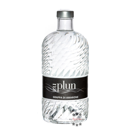 Zu Plun: Grappa di Amarone / 42 % Vol. / 0,5 Liter-Flasche