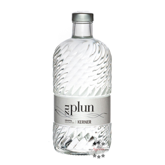 Zu Plun: Grappa Dolomiten Kerner / 42 % Vol. / 0,5 Liter-Flasche