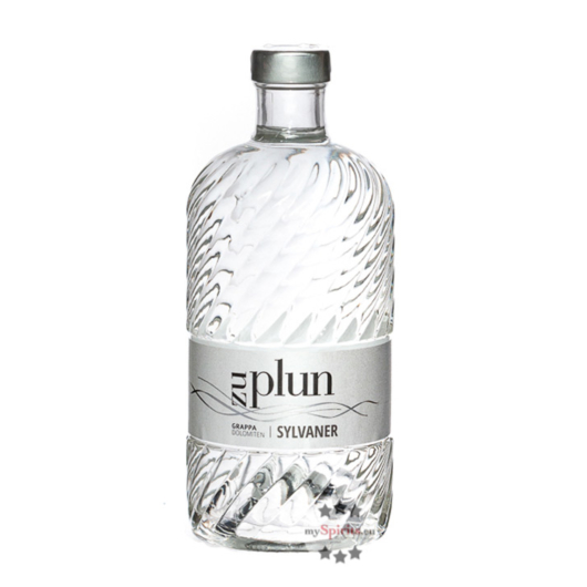 Zu Plun: Grappa Dolomiten Sylvaner / 42 % Vol. / 0,5 Liter-Flasche