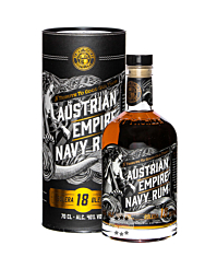 Austrian Empire Navy Rum Solera 18 Blended / 40 % Vol. / 0,7 Liter-Flasche in Geschenkdose