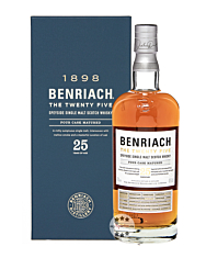 Benriach 25 The Twenty Five Speyside Single Malt Scotch Whisky / 46,8 % Vol. / 0,7 Liter-Flasche in Geschenkbox