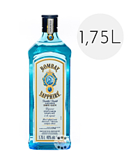 Bombay Sapphire London Dry Gin / 40 % Vol. / 1,75 Liter-Flasche