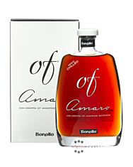 Bonollo Of Amaro Kräuterlikör / 30 % Vol. / 0,7 Liter-Flasche in Geschenkkarton