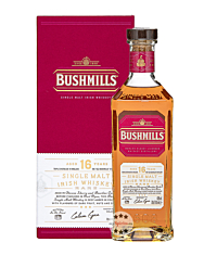 Bushmills 16 Jahre Single Malt Irish Whiskey / 40 % vol / 0,7 Liter-Flasche in Geschenkbox