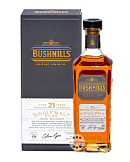 Bushmills 21 Jahre Single Malt Irish Whiskey Three Woods / 40 % Vol. / 0,7 L Flasche in Geschenkbox