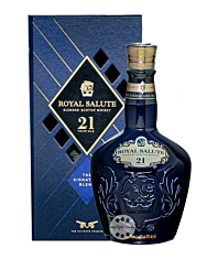 Chivas Regal 21 Jahre Royal Salute Sapphire Edition Whisky / 40 % Vol. / 0,7 Liter-Flasche in Geschenkschatulle