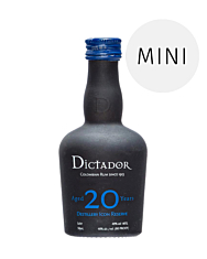 Dictador Rum aged 20 Years Miniatur / 40 % Vol. / 0,05 Liter-Flasche