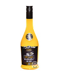 Dolomiti: Dolomino Bombardino Eierlikör mit Rum / 16 % Vol. / 0,7 Liter-Flasche