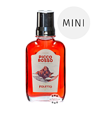 Foletto Picco Rosso - Himbeer Erdbeer Likör / 61 % Vol. / 0,1 Liter-Flasche