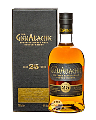 GlenAllachie 25 Years Speyside Single Malt Scotch Whisky / 48 % Vol. / 0,7 Liter-Flasche in Geschenkkarton