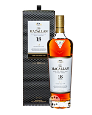 The Macallan 18 Jahre Sherry Oak Cask Highland Single Malt Scotch Whisky / 43 % Vol. / 0,7 Liter-Flasche in Geschenkbox