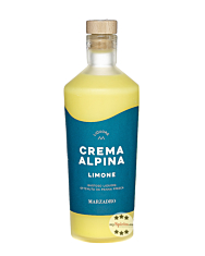 Marzadro Crema Alpina Limone Zitronen-Cremelikör / 17 % Vol. / 0,7 Liter-Flasche