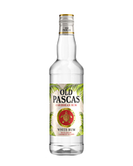 Old Pascas Caribbean White Rum / 37,5 % Vol. / 0,7 Liter-Flasche