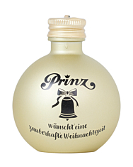 Prinz Christbaumkugel mit Alte Wald-Himbeere / 41 % vol / 0,04 Liter-Flasche