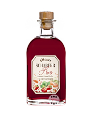 Prinz Scharfer Kuss Likör – Erdbeer & rosa Pfeffer Sommerlikör / 16 % Vol. / 0,5 Liter-Flasche