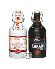 Prinz Set: Nobilant Kakao & Nobilady Kakao-Marille / 17,7 & 37,7 % Vol. / 2 x 0,5 Liter-Flasche