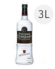 Russian Standard Original Vodka Großflasche / 40 % Vol. / 3,0 Liter-Flasche