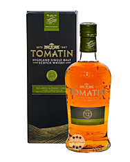 Tomatin 12 Years Highland Single Malt Scotch Whisky / 43 % Vol. / 0,7 Liter-Flasche in Geschenkbox