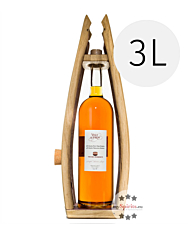 Villa de Varda Grappa Riserva Vecchia Barrique Selezione Mauro Dolzan / 40 % Vol. / 3,0 Liter-Flasche in Holzrahmen