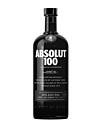 Absolut 100 Vodka Absolut Black / 50 % Vol. / 1,0 Liter-Flasche