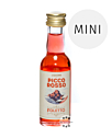 Foletto Picco Rosso Liquore mit Himbeeren und Erdbeeren Mini / 61 % Vol. / 0,03 Liter-Flasche