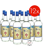 Prinz: Hoadla - fruchtig milder Heidelbeer-Schnaps / 34 % Vol. / 12 x 1,0 Liter - Flasche