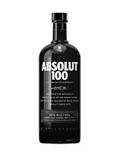 Absolut 100 Vodka - Absolut Black / 50 % Vol. / 1,0 Liter-Flasche