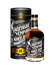 Austrian Empire Navy Rum Solera 18 Blended / 40 % Vol. / 0,7 Liter-Flasche in Geschenkdose