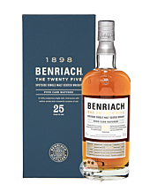 Benriach 25 The Twenty Five Speyside Single Malt Scotch Whisky / 46,8 % Vol. / 0,7 Liter-Flasche in Geschenkbox