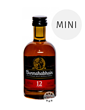 Bunnahabhain 12 Jahre Islay Single Malt Scotch Whisky Miniatur / 46,3 % Vol. / 0,05 Liter-Flasche