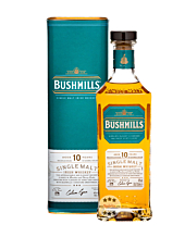 Bushmills 10 Jahre Single Malt Irish Whiskey / 40 % Vol. / 0,7 Liter-Flasche in GP