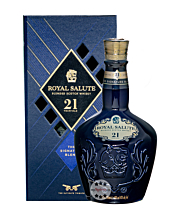 Chivas Regal 21 Jahre Royal Salute Sapphire Edition Whisky / 40 % Vol. / 0,7 Liter-Flasche in Geschenkschatulle