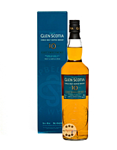 Glen Scotia 10 Years Single Malt Whisky / 40 % Vol. / 0,7 Liter-Flasche in Geschenkbox