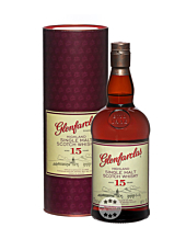 Glenfarclas 15 Years Highland Single Malt Scotch Whisky / 46 % Vol. / 0,7 Liter-Flasche in Geschenkdose