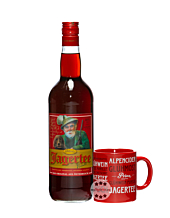 Prinz Jagertee Kräuter inklusive Prinz Jagertee-Tasse / 40 % Vol. / 1,0 Liter-Flasche