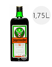 Jägermeister Kräuterlikör / 35 % Vol. / 1,75 Liter-Flasche